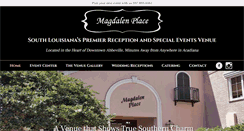 Desktop Screenshot of magdalenplace.com